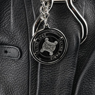 Celine Black Leather Pillow Tote Bag