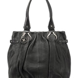 Celine Black Leather Pillow Tote Bag