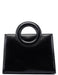 Celine Black Leather Round Handle Handbag