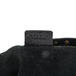 Celine Black Leather Studded Boogie Tote Bag