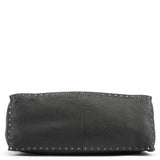 Celine Black Leather Studded Boogie Tote Bag