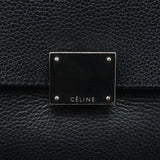 Celine Black Leather Trapeze 2-Way Bag