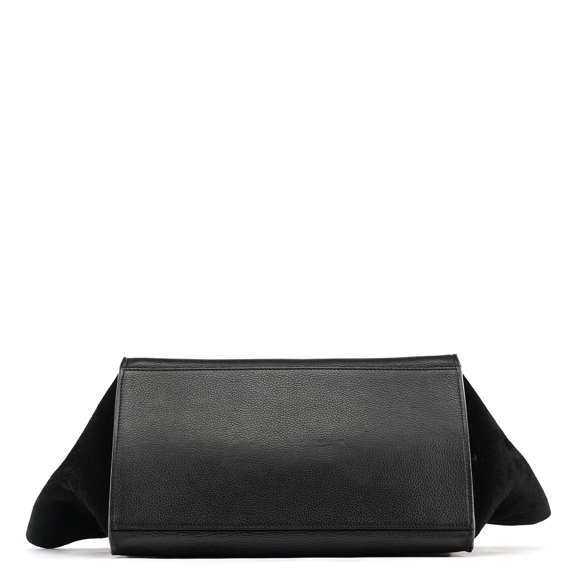 Celine Black Leather Trapeze 2-Way Bag