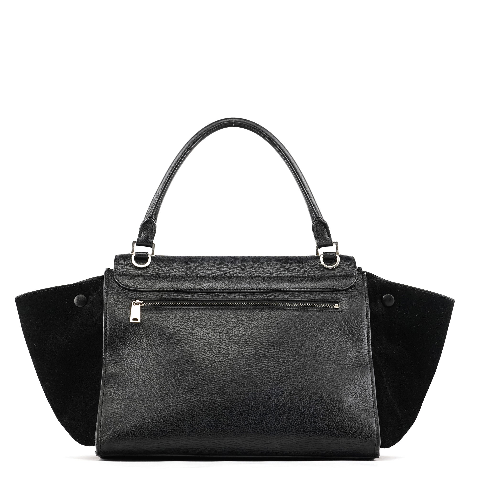 Celine Black Leather Trapeze 2-Way Bag