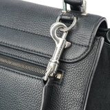 Celine Black Suede Leather Trapeze 2-Way Shoulder Bag