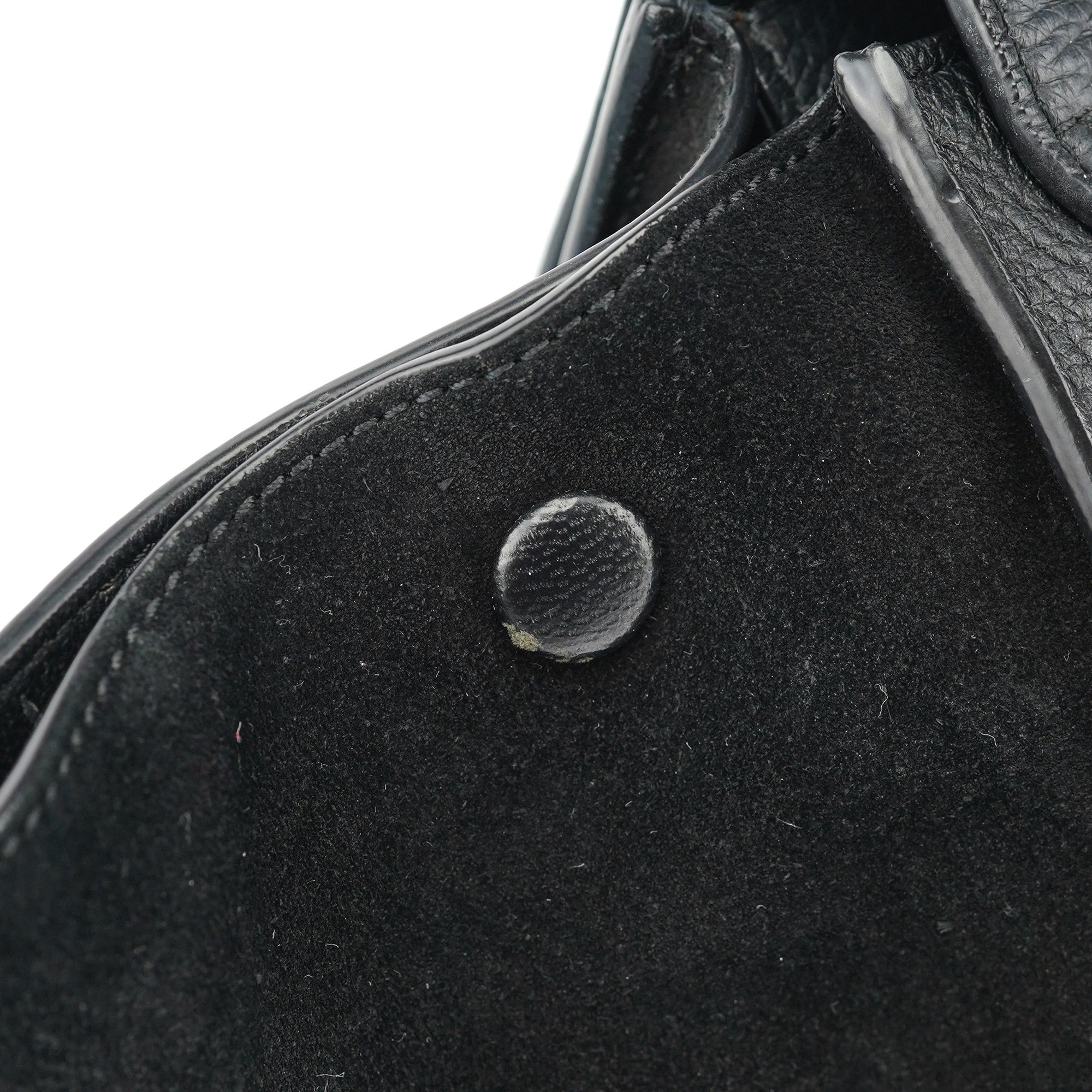Celine Black Suede Leather Trapeze 2-Way Shoulder Bag