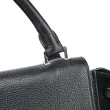 Celine Black Suede Leather Trapeze 2-Way Shoulder Bag