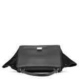 Celine Black Suede Leather Trapeze 2-Way Shoulder Bag