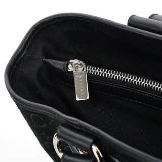 Celine Black Suede Macadam Boogie Bag