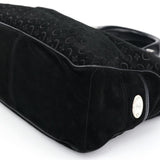 Celine Black Suede Macadam Boogie Bag