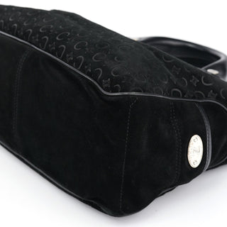 Celine Black Suede Macadam Boogie Bag