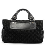 Celine Black Suede Macadam Boogie Bag