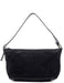 Celine Black Suede Triomphe CC Shoulder Bag