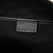 Celine Black Suede Triomphe CC Shoulder Bag