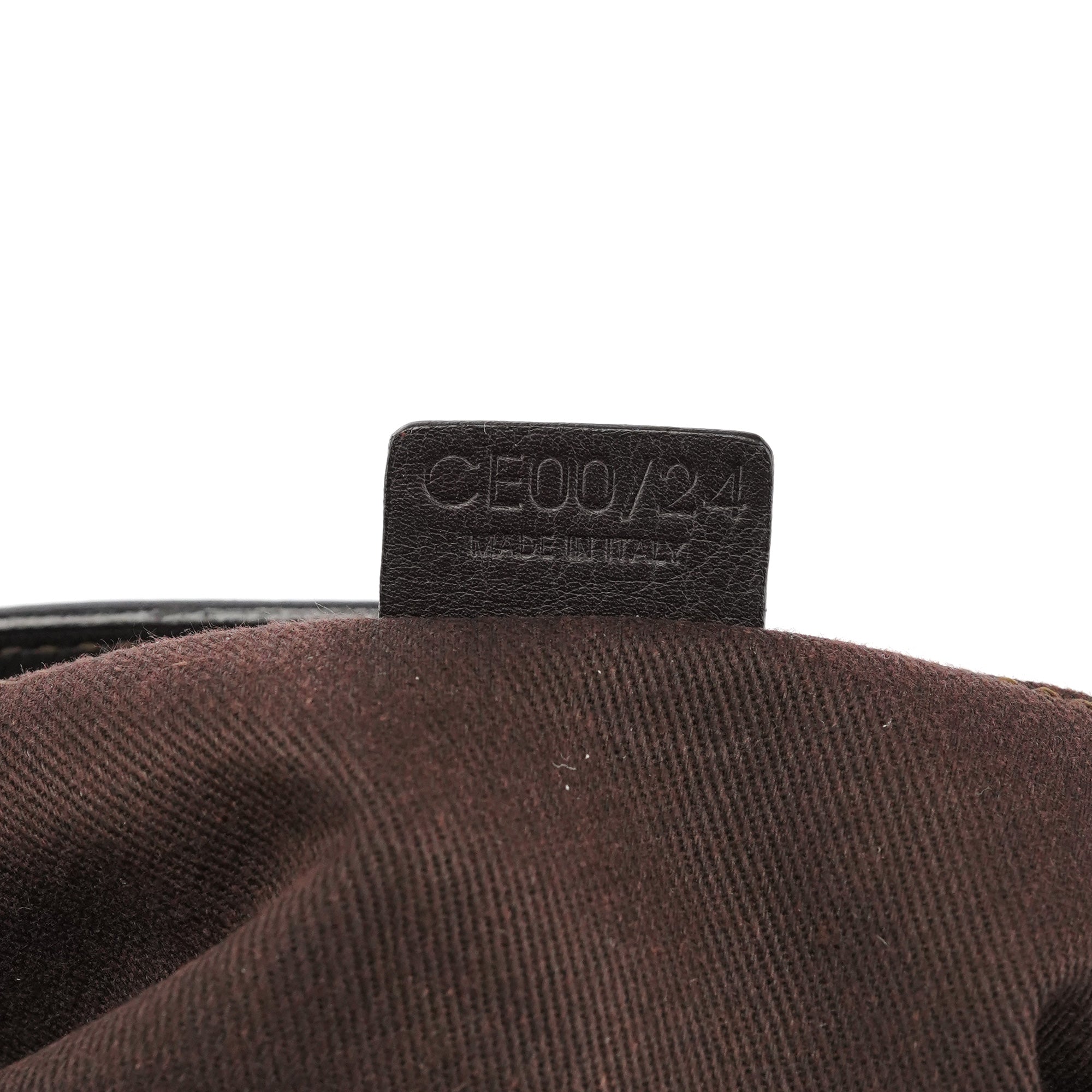 Celine Brown Calfskin Leather Boogie Bag