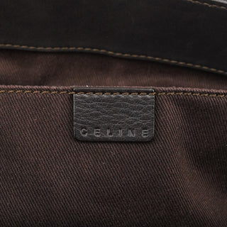 Celine Brown Calfskin Leather Boogie Bag