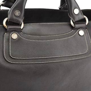 Celine Brown Calfskin Leather Boogie Bag