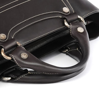 Celine Brown Calfskin Leather Boogie Bag