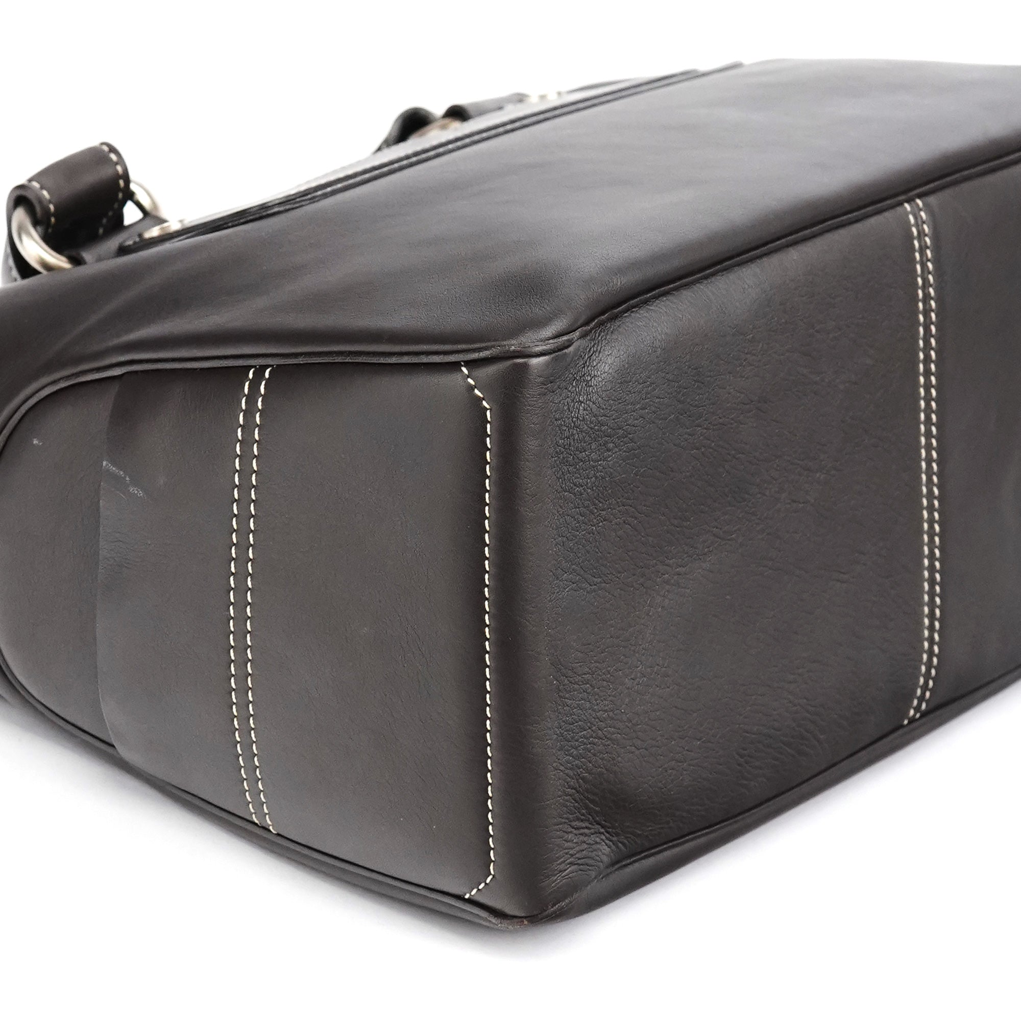 Celine Brown Calfskin Leather Boogie Bag