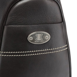 Celine Brown Calfskin Leather Boogie Bag