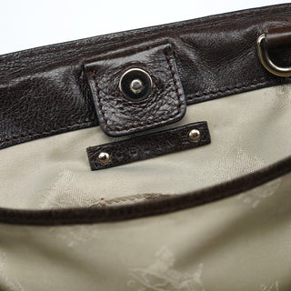 Celine Brown Calfskin Leather Tote Bag