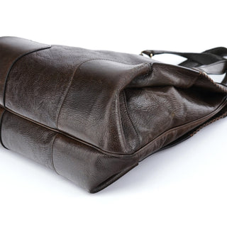 Celine Brown Calfskin Leather Tote Bag