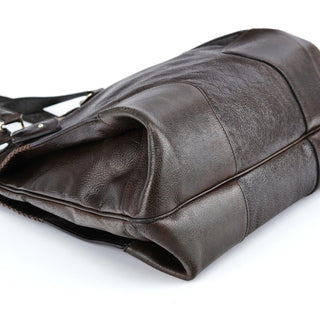 Celine Brown Calfskin Leather Tote Bag