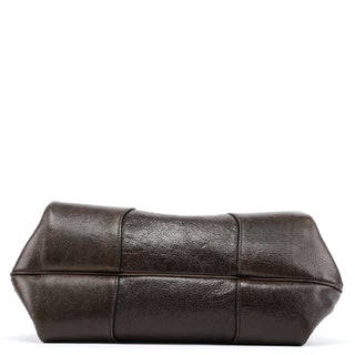 Celine Brown Calfskin Leather Tote Bag