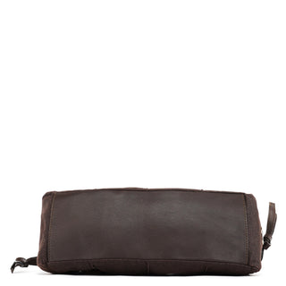 Celine Brown Canvas Floral Shoulder Bag