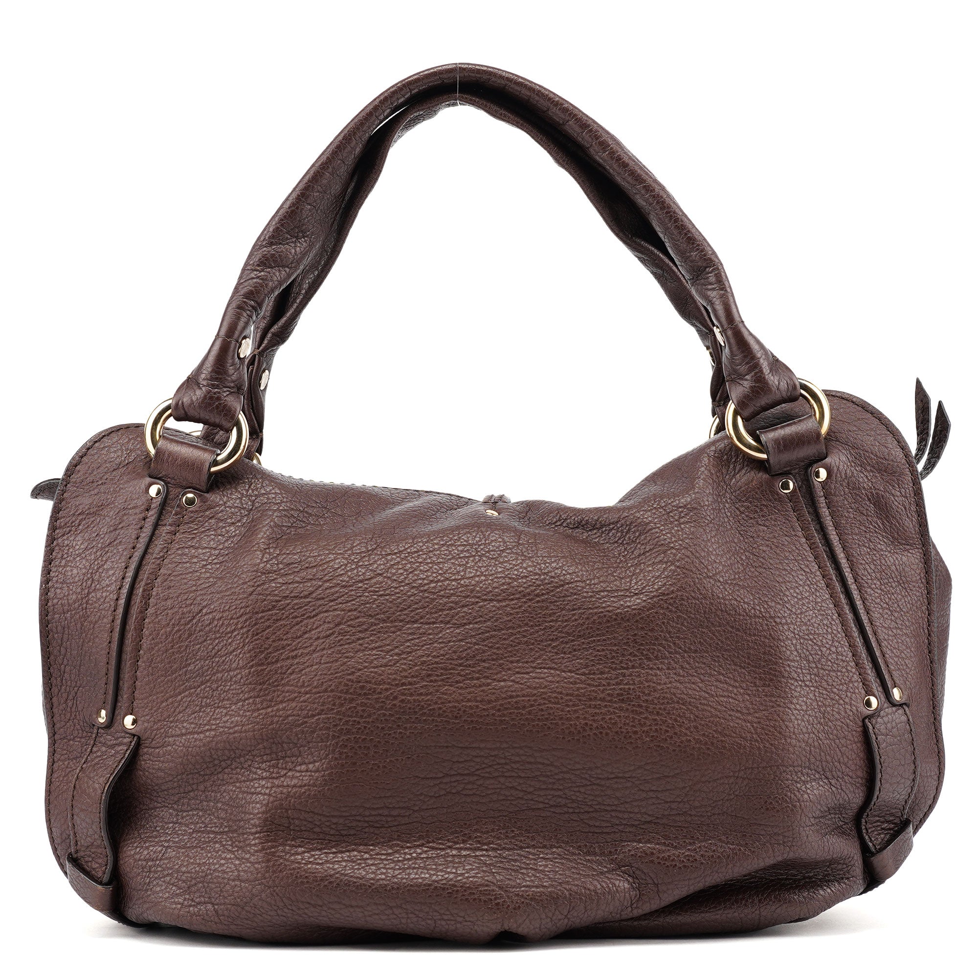 Celine Bittersweet Schultertasche aus braunem Hirschleder