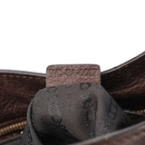 Celine Bittersweet Schultertasche aus braunem Hirschleder