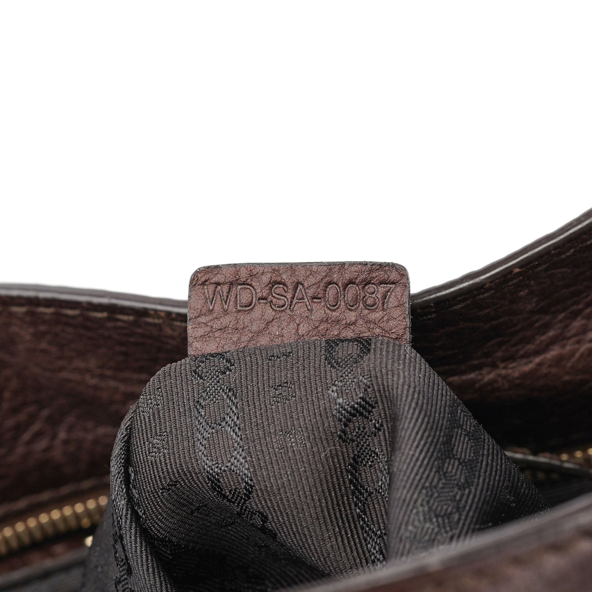 Celine Bittersweet Schultertasche aus braunem Hirschleder