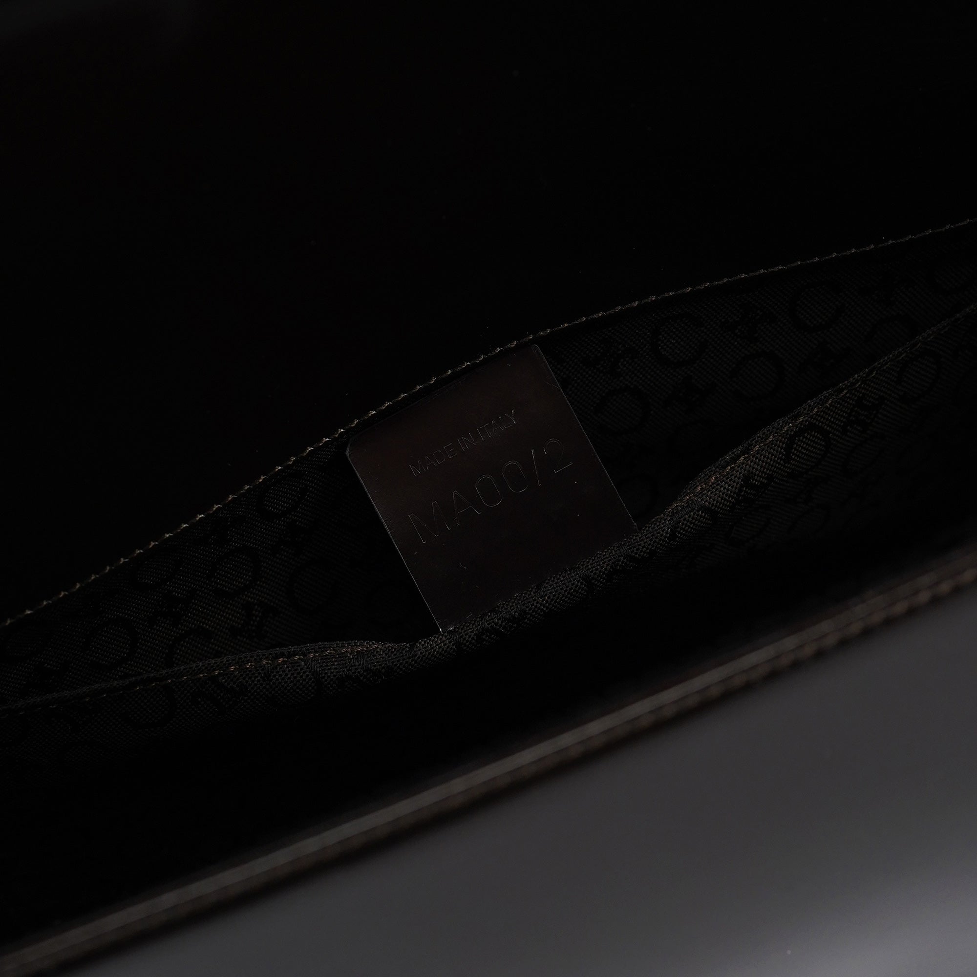 Celine Brown Fur Patent Leather Shoulder Bag