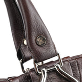 Celine Brown Leather 2-Way Tote Bag