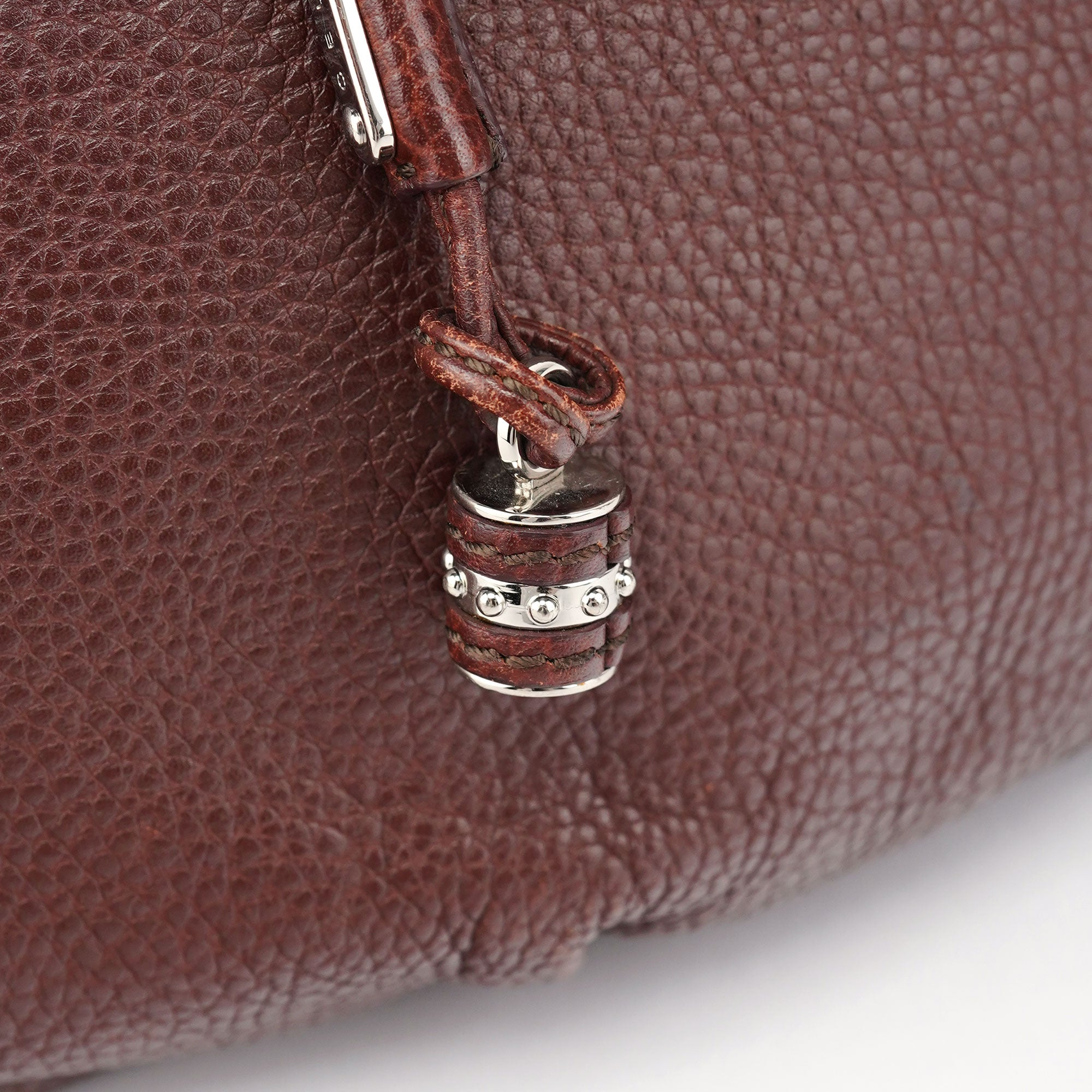 Celine Brown Leather Bittersweet Shoulder Bag