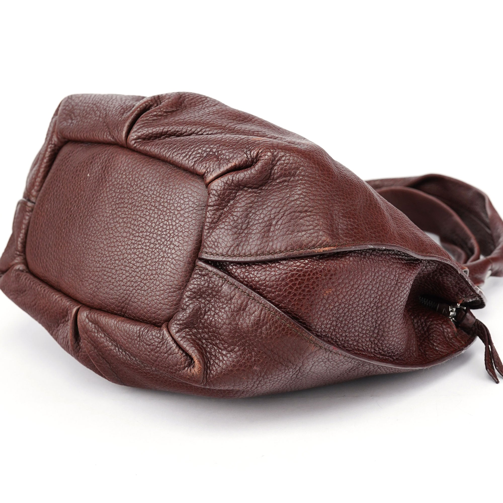 Celine Brown Leather Bittersweet Shoulder Bag