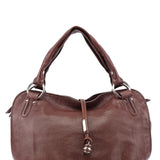Celine Brown Leather Bittersweet Shoulder Bag