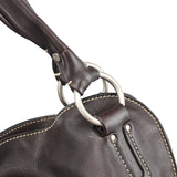 Celine Sac porté épaule Bittersweet en cuir marron