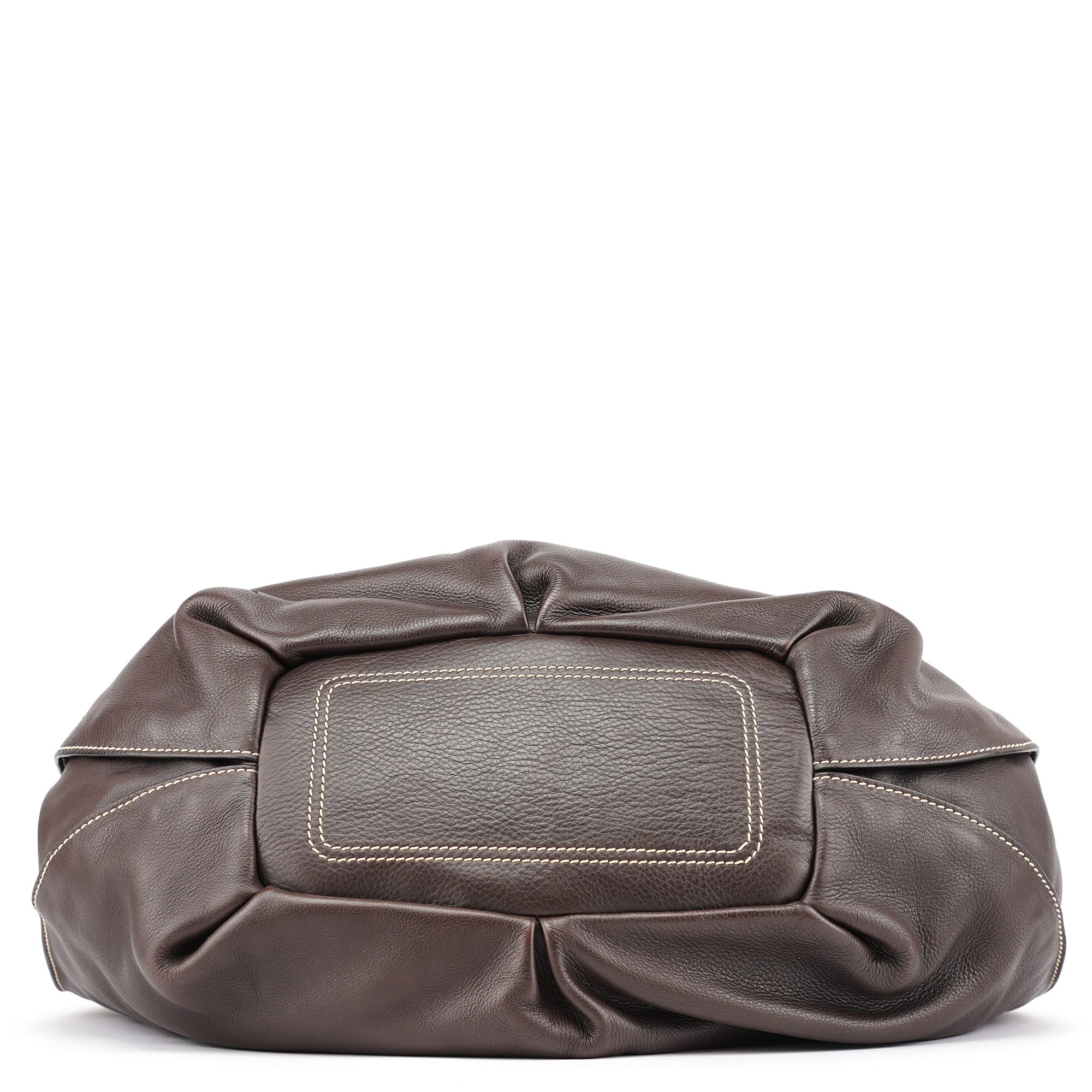 Celine Sac porté épaule Bittersweet en cuir marron