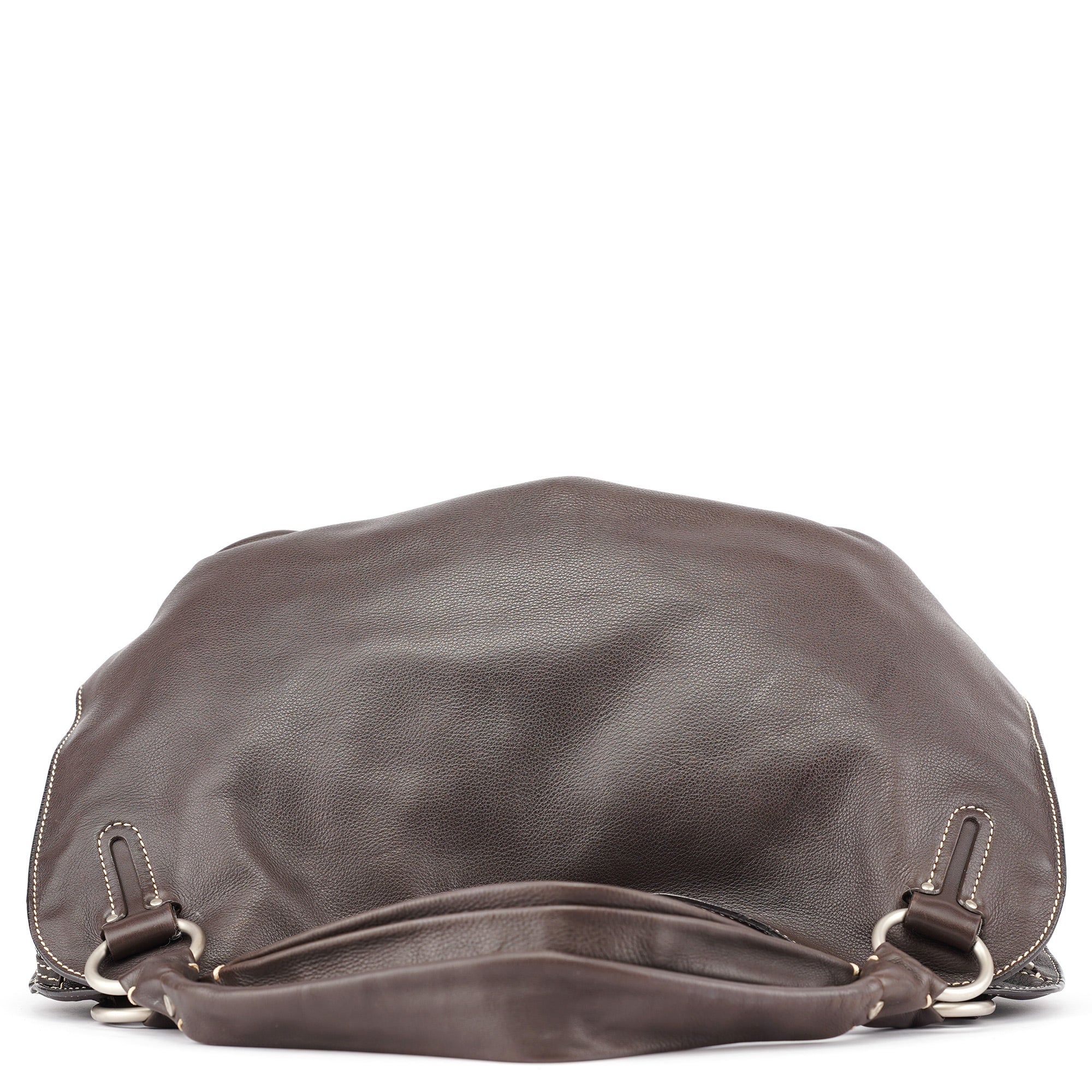 Celine Sac porté épaule Bittersweet en cuir marron