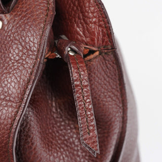 Celine Brown Leather Bittersweet Shoulder Bag