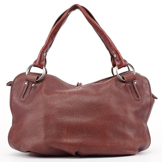 Celine Brown Leather Bittersweet Shoulder Bag