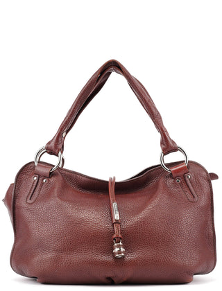Celine Brown Leather Bittersweet Shoulder Bag