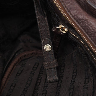Celine Brown Leather Bittersweet Shoulder Bag