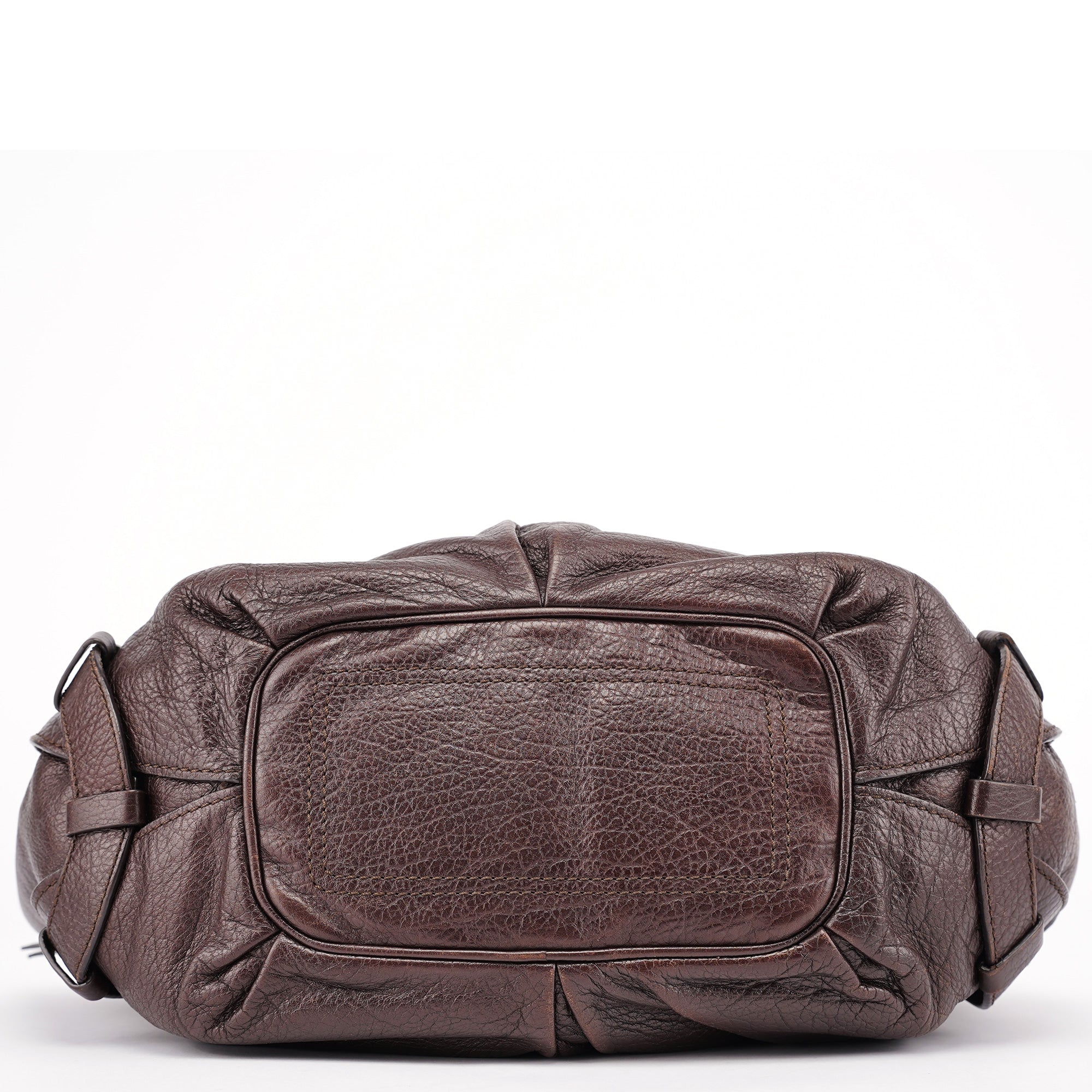 Celine Sac porté épaule Bittersweet en cuir marron