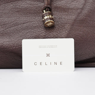 Celine Brown Leather Bittersweet Shoulder Bag