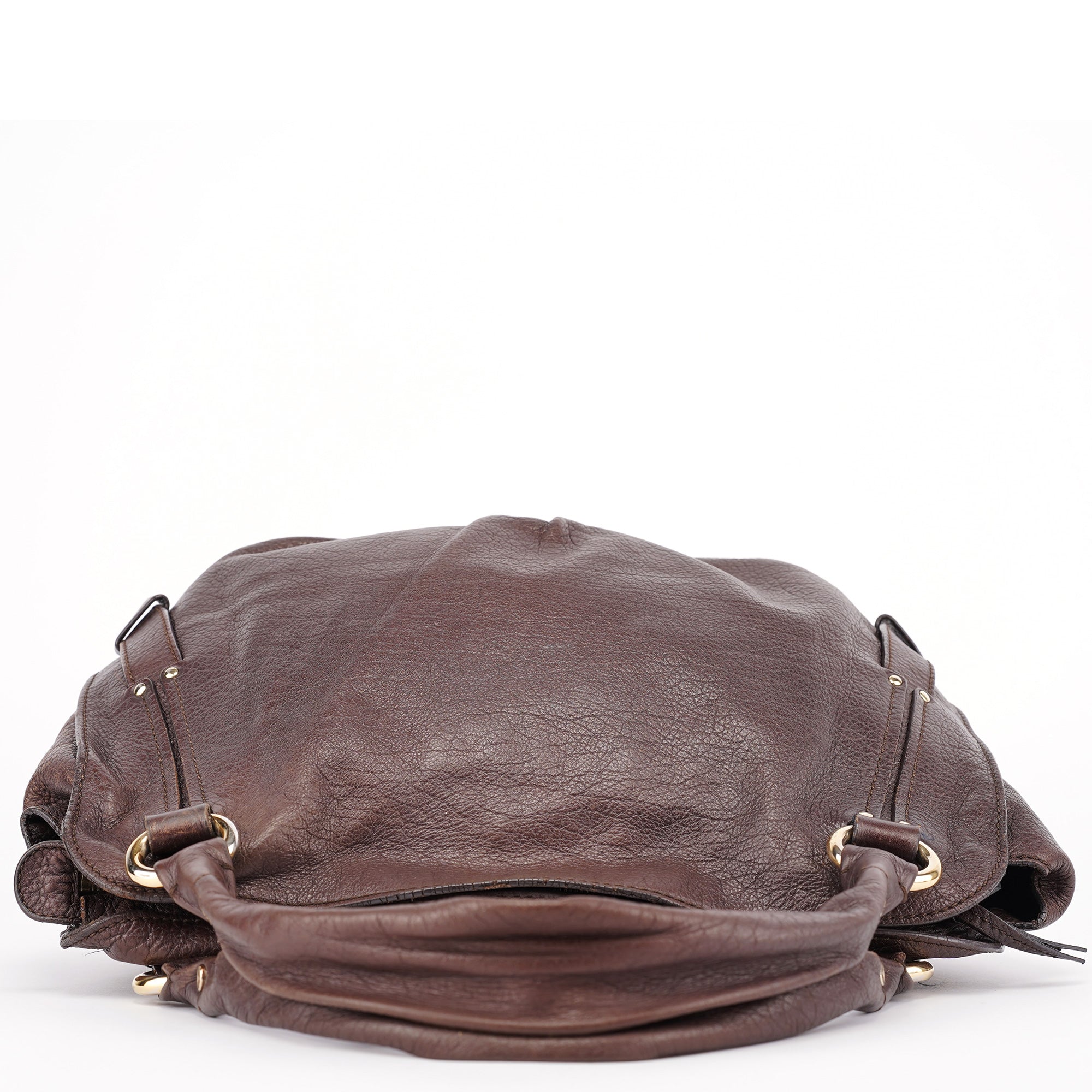 Celine Sac porté épaule Bittersweet en cuir marron