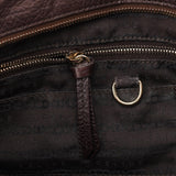 Celine Sac porté épaule Bittersweet en cuir marron