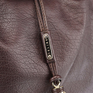 Celine Brown Leather Bittersweet Shoulder Bag