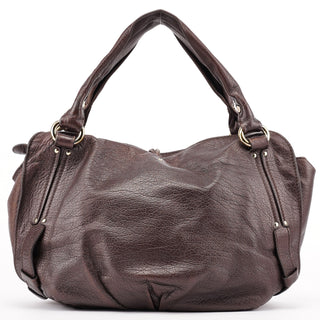 Celine Brown Leather Bittersweet Shoulder Bag